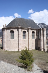 Fototapeta premium Saint Louis church, Fortress of Mont-Dauphin (Briancon, France)