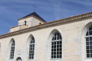 Fototapeta na wymiar église saint paul et saint pierre,brouage