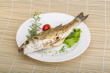 Grilled seabass