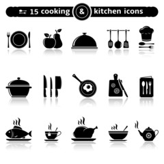 Cooking and kitchen icons