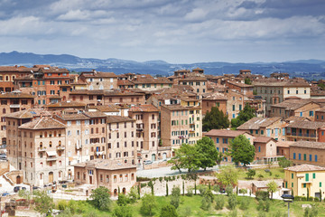 Fototapeta na wymiar View on Siena, Tuscany, Italy