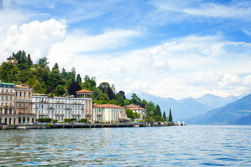 Fototapeta na wymiar Como lake, Tremezzo town