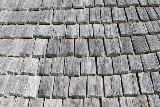 ancienne couverture en tuiles de bois,bardeaux