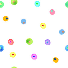 Watercolor dots