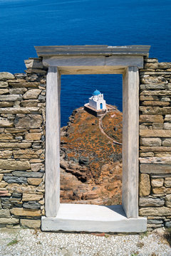 The Church of the Seven Martyrs on Sifnos island, Cyclades