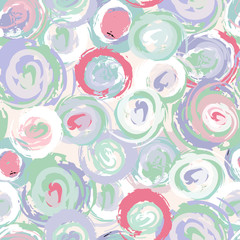 seamless background pattern, with circles and strokes, summer co