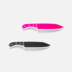 Obraz premium realistic design element: knife