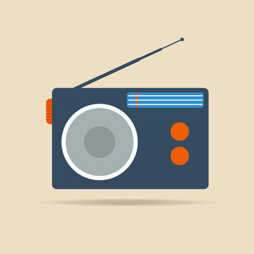 Radio vector icon