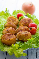 Onion croquettes