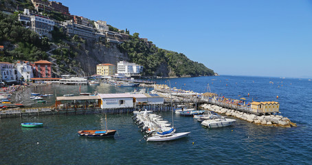 Fototapeta na wymiar Landscape of Sorrento, Naples Italy