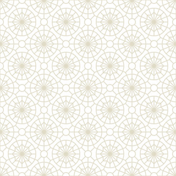Star & Circle Motifs (Beige)