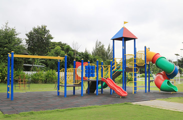 Children's playground at park