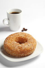 Donut and coffee