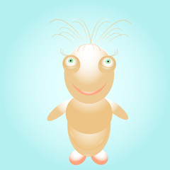 Cartoon cute monster