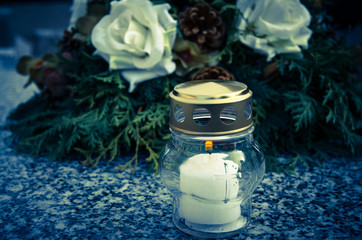 burning candle