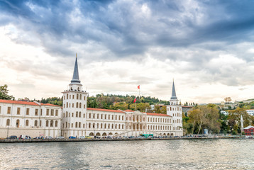 Buildings of Istanbul along Golden Horn river