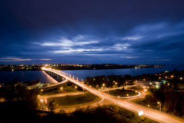 Bridge at night