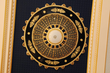 chandelier on the ceiling, Arabic pattern