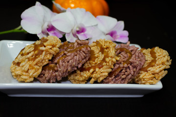 Thai's Rice cracker or rice biscuits.