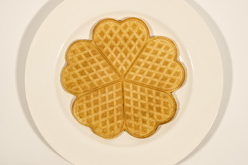 Heart-Shaped Waffle