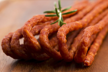 Kabanos - Polish long thin dry sausage made of pork
