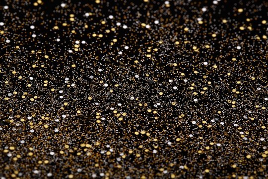 Christmas New Year Gold Glitter background Holiday texture