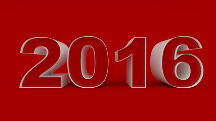 Happy new year 2016 Text