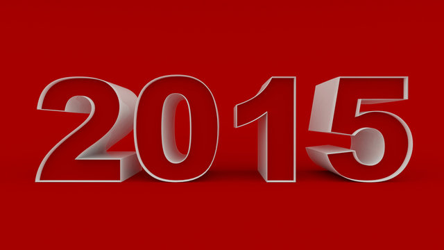 Happy new year 2015 Text