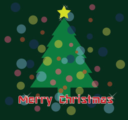 Christmas tree with dots