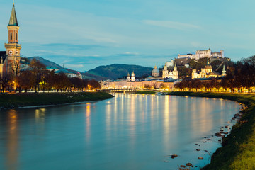 Fototapeta na wymiar Salzburg Stadt