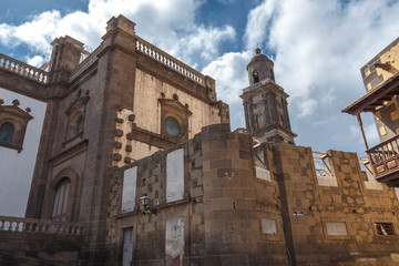 Fototapeta na wymiar Cathedral of Santa Ana, Las Palmas de Gran Canaria.