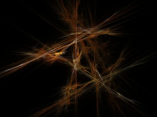Dark orange abstract fractal effect light background