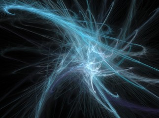 Light blue abstract fractal effect light background