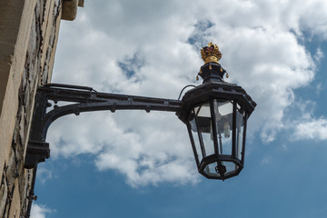 Fototapeta na wymiar The old-fashioned street lamp, Windsor, England