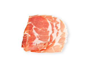 Hamon isolated on a white background
