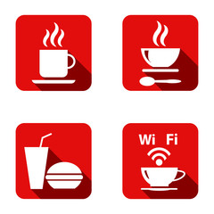 Food Platter Icon Symbol Vector
