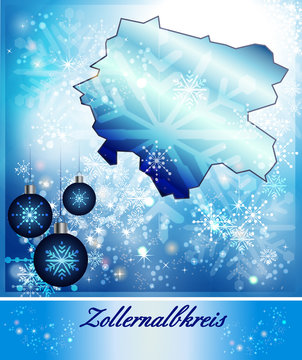 Karte vom Zollernalbkreis