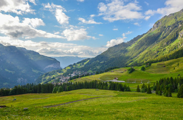 Fototapeta na wymiar Amazing view of Swiss Alps, Switzerland
