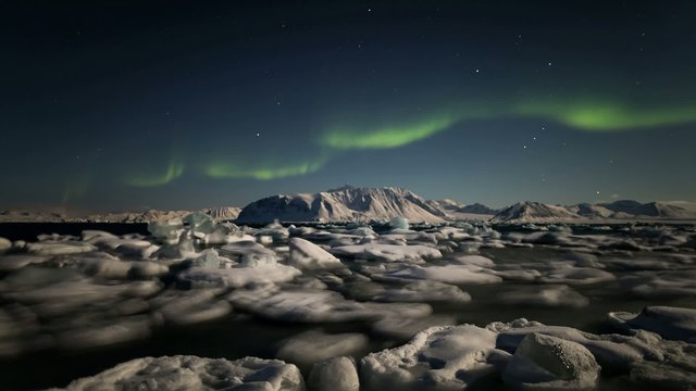 The Archipelago of Svalbard - land of the Northern Lights