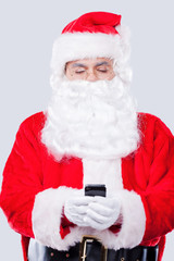Digital age Santa.