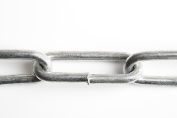 Obraz premium Closeup of silver chains
