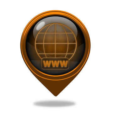 www pointer icon on white background