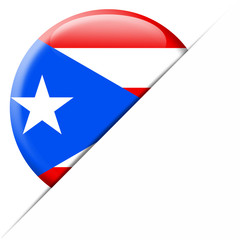 Naklejka premium Puerto Rico Pocket Flag