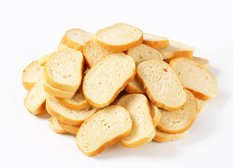 Sliced white bread