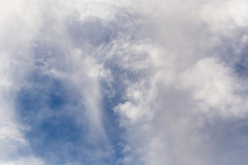 beautiful clouds at sunset