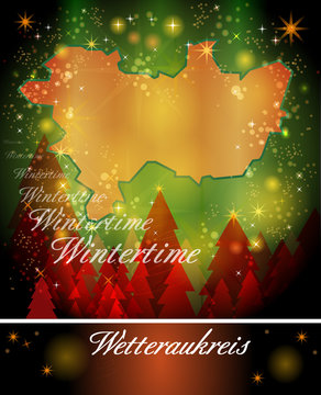 Karte von Wetteraukreis