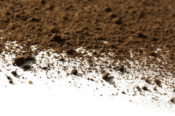 Ground surface, close up