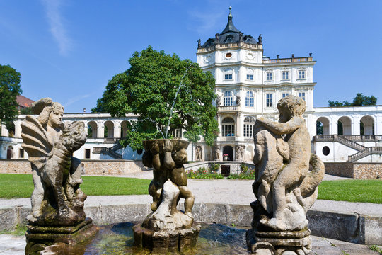 castle Ploskovice near Litomerice, Bohemia, Czech republic