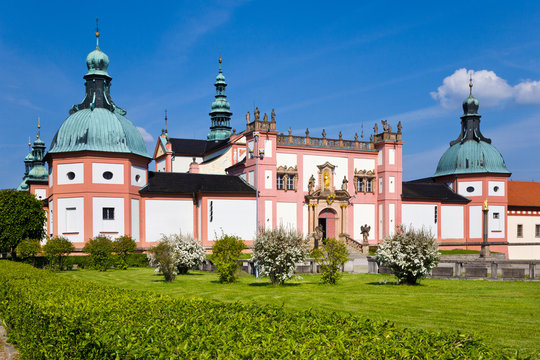 Holly hill (Svata Hora) in town Pribram, Czech republic