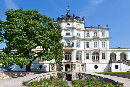 castle Ploskovice near Litomerice, Bohemia, Czech republic